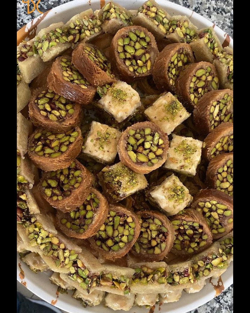 Baklava-Platte