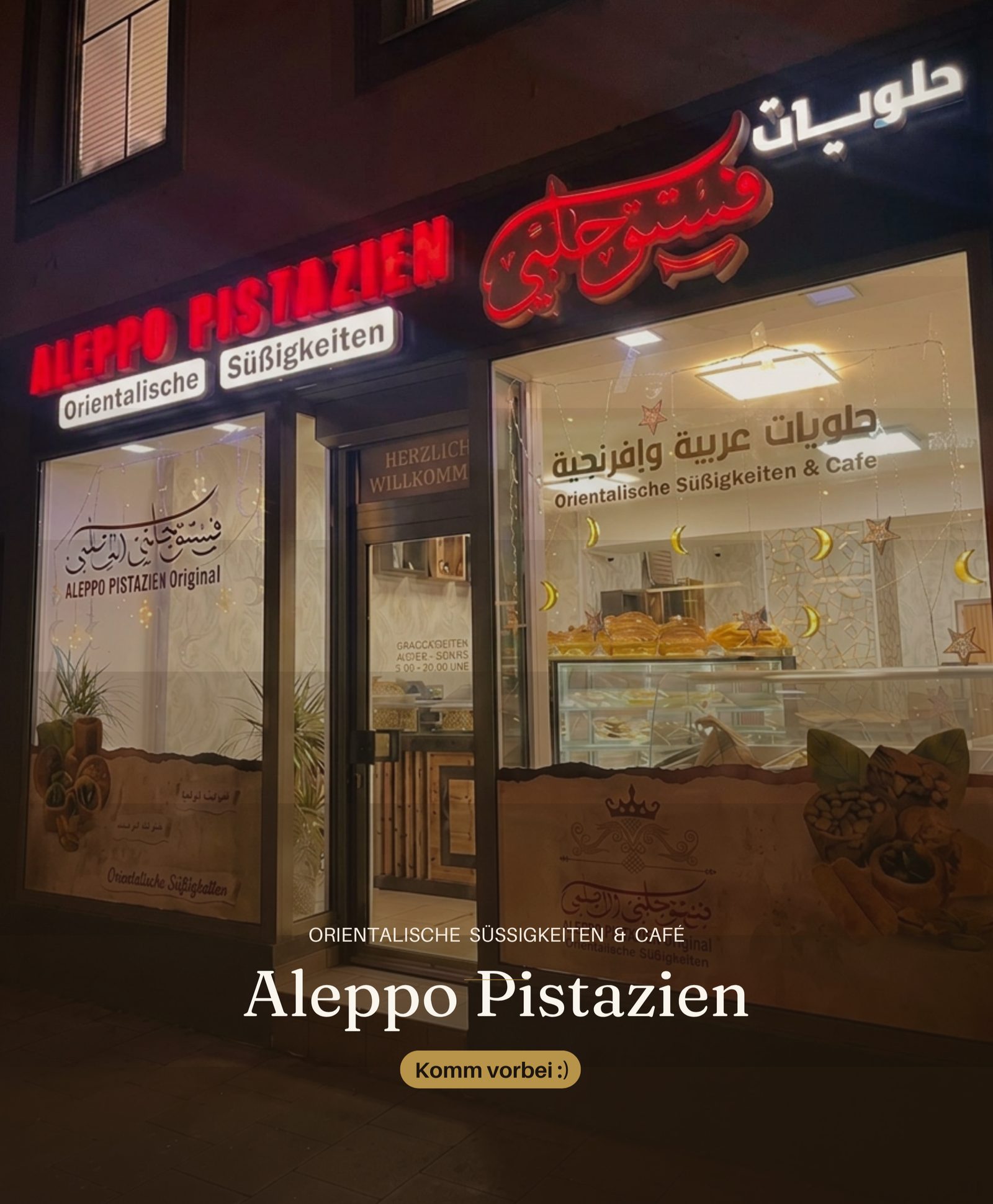 Aleppo Pistazien Original Ladenfront Wertachstraße 6 Augsburg